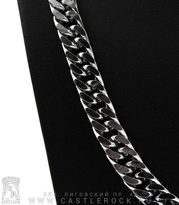 цепь стальная панцирная двойная (звенья усеченные, 10 мм)