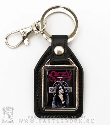 брелок прямоугольный на подкладке ozzy osbourne