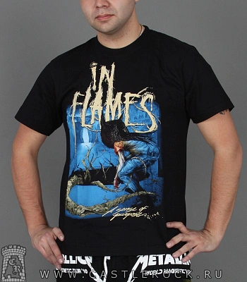футболка in flames "a sense of purpose"