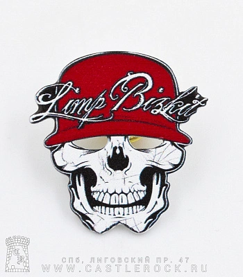 значок цанга limp bizkit (череп)