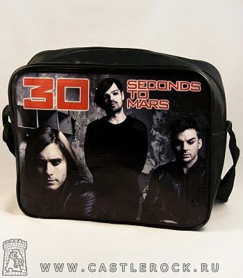 сумка к/з 30 seconds to mars (группа)