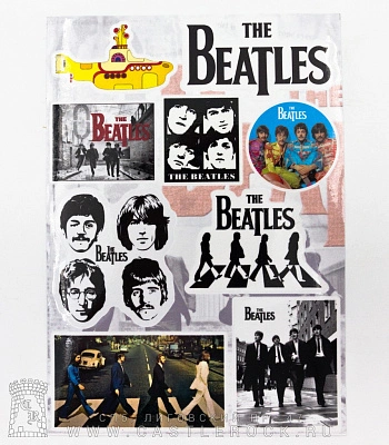 набор наклеек beatles (стикерпак)
