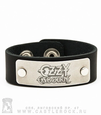браслет кожаный ozzy osbourne (широкий)