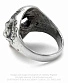 кольцо alchemy gothic (алхимия готик) r122 omega skull