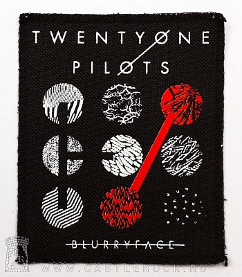 нашивка twenty one pilots "blurryface"