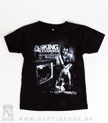 футболка детская asking alexandria "reckless & relenfless"