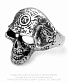 кольцо alchemy gothic (алхимия готик) r122 omega skull