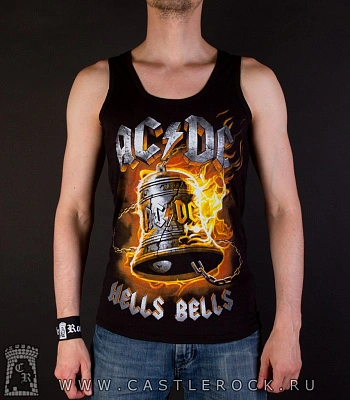 майка ac/dc "hell's bells"