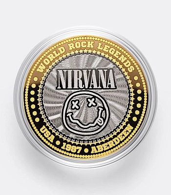 монета сувенирная малая nirvana