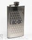 фляга стальная с гравировкой ac/dc 6 oz