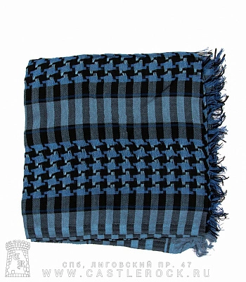 арафатка черно-серо-голубая