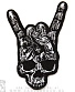 нашивка коза (череп, вышивка)