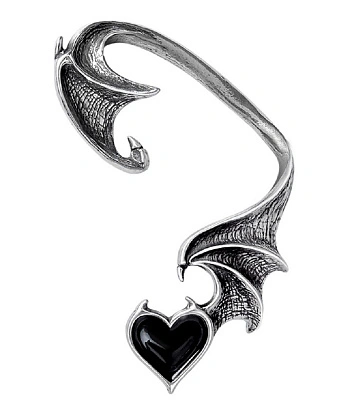 серьга кафф alchemy gothic (алхимия готик) e445 blacksoul ear