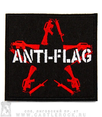 нашивка anti-flag "mobilize" (вышивка)