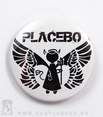 значок placebo (лого, белый)