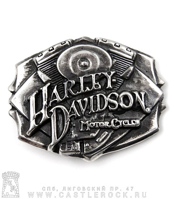 пряжка harley-davidson (двигатель)