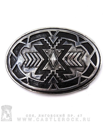 пряжка ковбойская (винтажный узор)