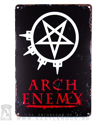 табличка arch enemy (лого)