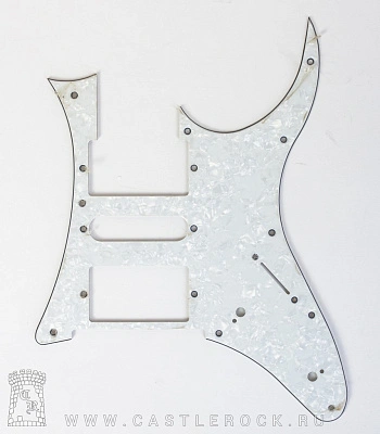 защитная накладка для электрогитары hsh (белый перламутр)