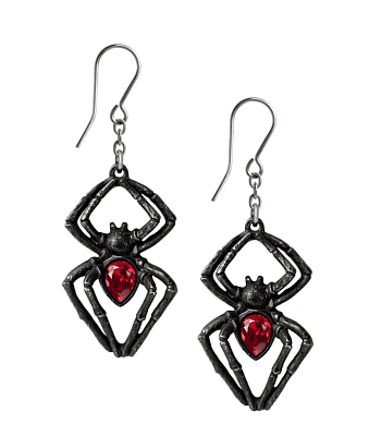 серьги alchemy gothic (алхимия готик) e428b black widow