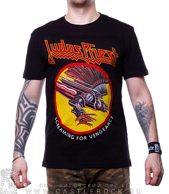 футболка judas priest "screaming for vengeance"