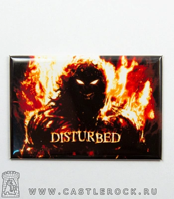 магнит прямоугольный disturbed "indestructible"