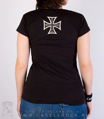 женская футболка addiction мотоцикл "motorcycle clothing"