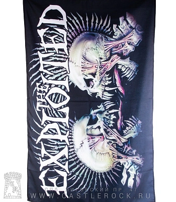 постер тканевый exploited "fuck the system"