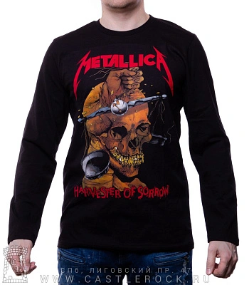 футболка metallica "harvester of sorrow" д/р