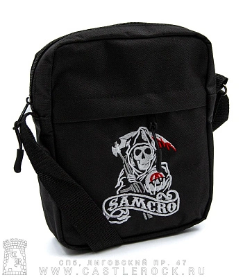 сумка на плечо с вышивкой sons of anarchy