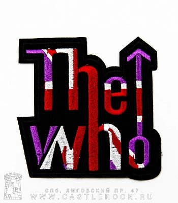 нашивка термо who (лого, вышивка)