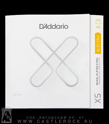 струны d'addario никелированные для электрогитары xse0946
