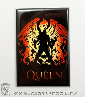магнит прямоугольный queen freddie mercury (герб)