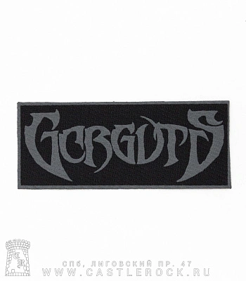 нашивка gorguts (лого серое)