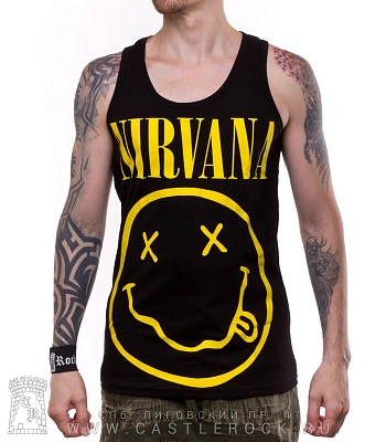 майка nirvana (смайл)