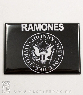 магнит прямоугольный ramones (лого)