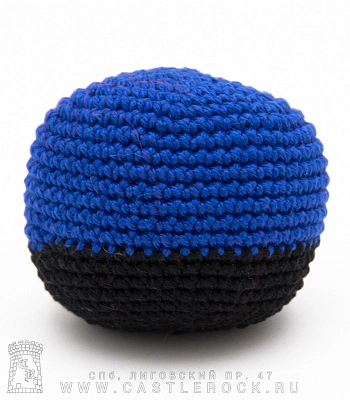 сокс половинчатый (синий, черный, пластиковые гранулы)