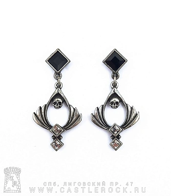 серьги alchemy gothic (алхимия готик) e306 incy