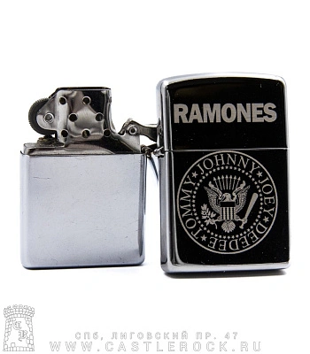 зажигалка с гравировкой ramones