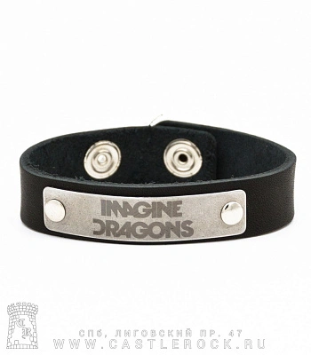 браслет кожаный imagine dragons