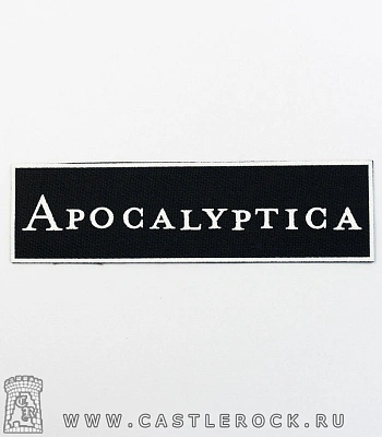 нашивка apocalyptica (лого белое)