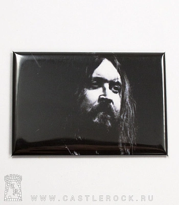 магнит прямоугольный гражданская оборона егор летов (ч/б)