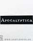 нашивка apocalyptica (лого белое)