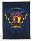 нашивка ac/dc "hell's bells" (колокол, молнии)