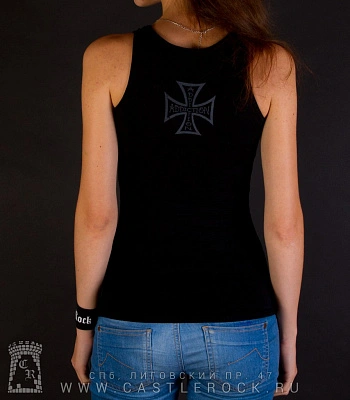 майка addiction скелет на мотоцикле