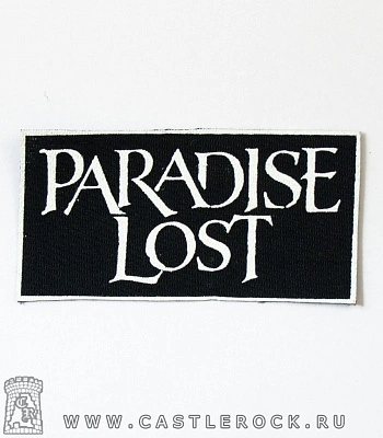 нашивка paradise lost (надпись белая)
