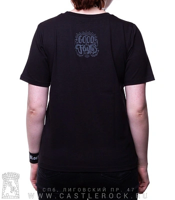 женская футболка лисичка фенек (прямая, светится)