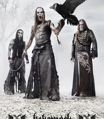 постер тканевый behemoth (группа, ворон)