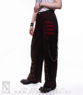 брюки женские бэгги (ремни, цепи)