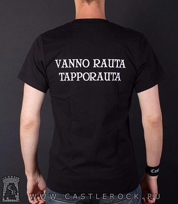 футболка korpiklaani "vanno rauta, tapporauta"